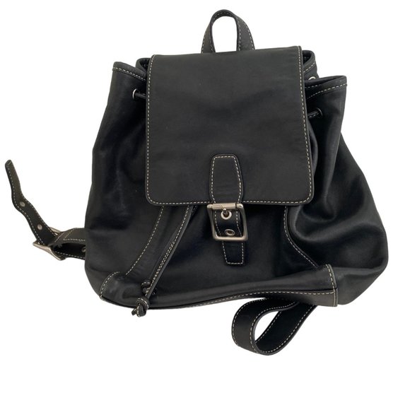 Coach Legacy Backpack 9569 Black Leather - Picture 3 of 7